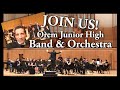 Join the orchestra or band with mr winters  recruiting