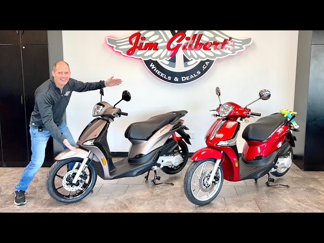 2023 Piaggio Liberty 50cc scooters! The best value on two wheels! - YouTube