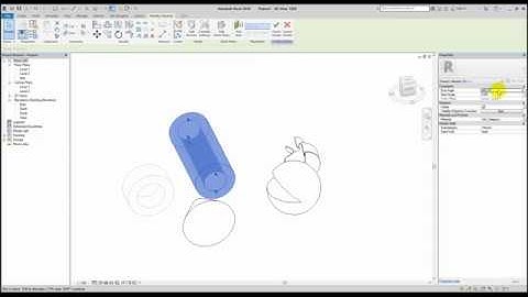 Tự học Revit cơ bản - Lệnh Revolve