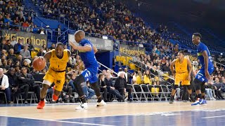 Fos basket Provence - higlights of the game. Palais des sports de Marseille.