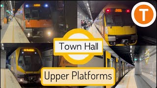 Town Hall Afternoon Peak Upper Platform Trains (P1-3)