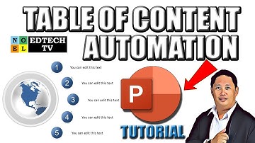 TABLE OF CONTENT AUTOMATION: MICROSOFT POWERPOINT TUTORIAL