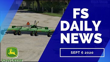 FS DAILY NEWS!!! John Deere Batwing Mower, Zero Turn Mower, Plus Oxy New Map | Farming Simulator 19