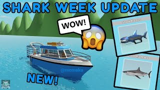 Shark Week update - SharkBite (Roblox)!