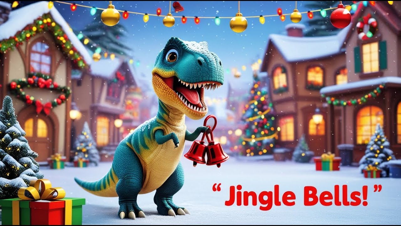 Jingle Bells Christmas Song – Dino Town Fun for Kids - YouTube