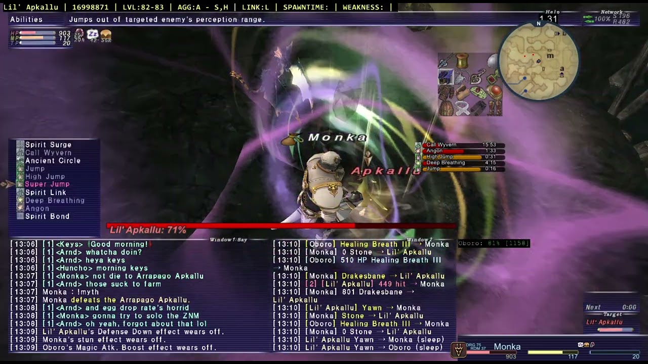 Lil' Apkallu ZNM T1 DRG Solo 75 Cap