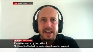 Orange Cyberdefense speak with BBC World News following Kaseya ransomware attack