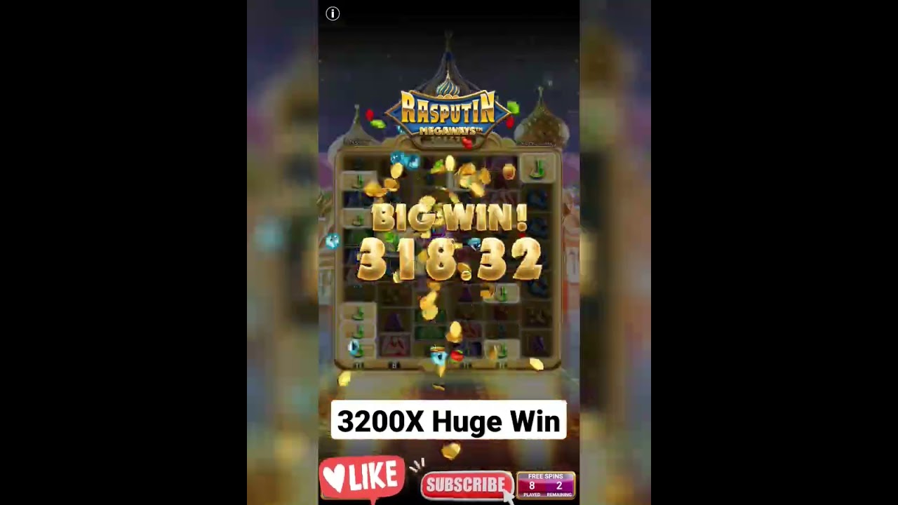 Rasputin Megaway Huge Win 