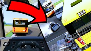 Guidiamo un AUTOBUS contro i PILOTI in Tosaerba screenshot 1