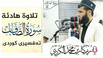 تلاوة هادئة من القارئ الكردي (رزكار محمد الكردي) ، سورة #الصافات ، بە تەفسیری کوردی