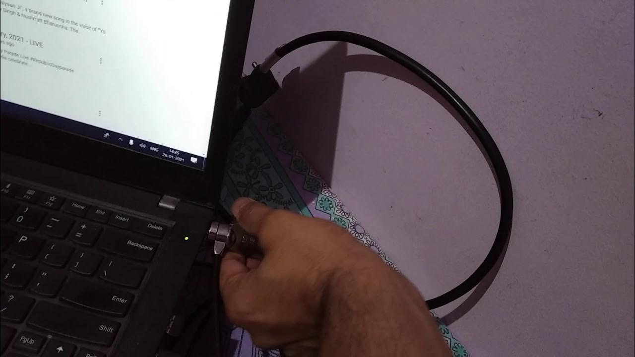 Laptop notebook Computer lock Ping cool lock YouTube