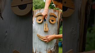 Flowers in the old tree...🤯 #gardeninspiration #satisfying #gardenfurniture #diyprojects