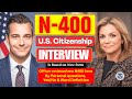 Actual Interview of U.S. Citizenship, Full N-400 Naturalization Interview, Small talk  #n400 