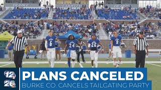 Burke County cancels homecoming tailgate, alumni react