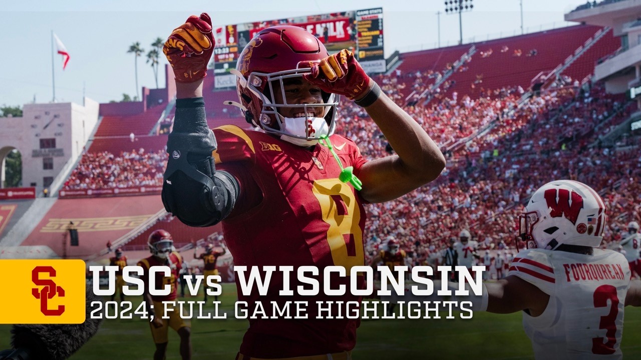 2024 USC Football Vs Wisconsin Full Game Highlights YouTube 