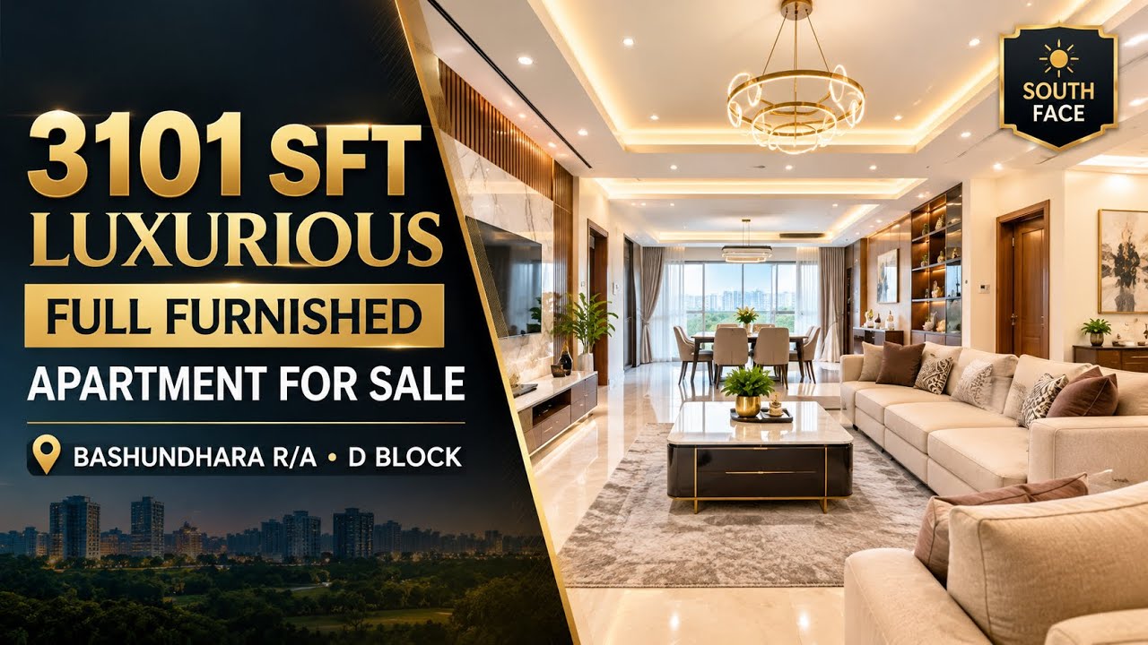 Furnished 4-Bedroom Apartment in Basundhara for sale