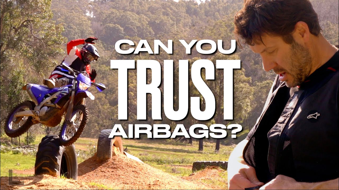 Crashing my dirt bike to deploy an airbag vest | Alpinestars Tech Air 5 Plasma test