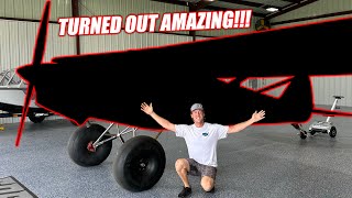 We FINALLY Wrapped Our Carbon Cub and It's SO SWEET!!! + Flying To My First Airplane RACE!!!