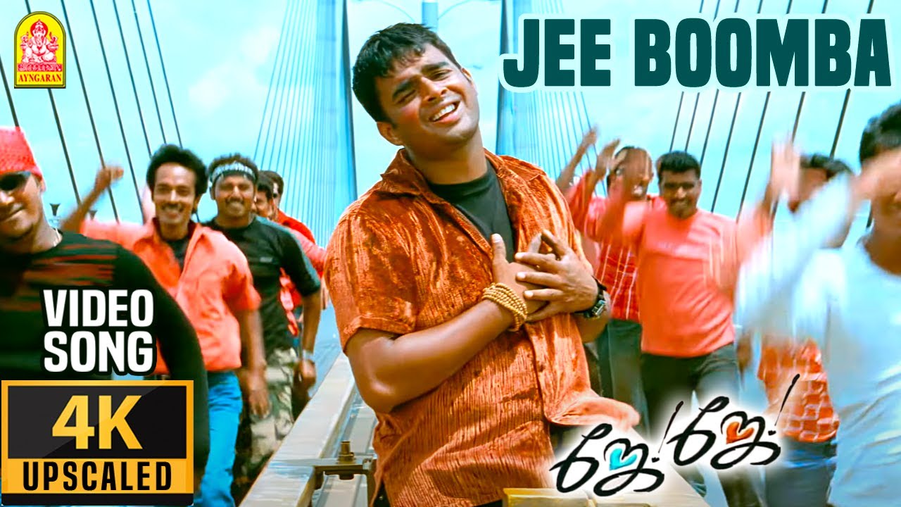 Jee Boomba   4K Video Song     Jay Jay  Madhavan  Amogha  Bharathwaj  Ayngaran