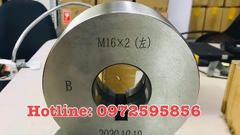 Lô Cán Ren, Lô Lăn Ren, Bánh Cán Ren Trục 54mm Làm Ren Trái M16*2 Ren Trái, Khuôn Cán Ren Ngược