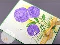 MFT Scribble Roses | No Line Watercolor with Distress Inks