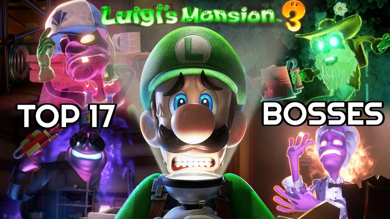 Top 17 Luigi's Mansion 3 Bosses! ZakPak YouTube