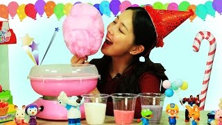 [유라] 장난감(toy)_솜사탕 만들기 어린이날 파티 풍선 과자 사탕 뽀로로 cotton candy Children's Day わたがし こども