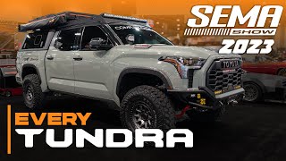 All The 2024 NEW Toyota Tundras at SEMA 2023 (Overland 1794s, Custom TRD Pros & MORE) by Forged 4x4 42,020 views 6 months ago 12 minutes, 40 seconds