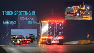 Truck Spotting in Walcott Fall 2023 The Finale