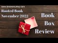 November 2022 Rooted Book Box Subscription Unboxing