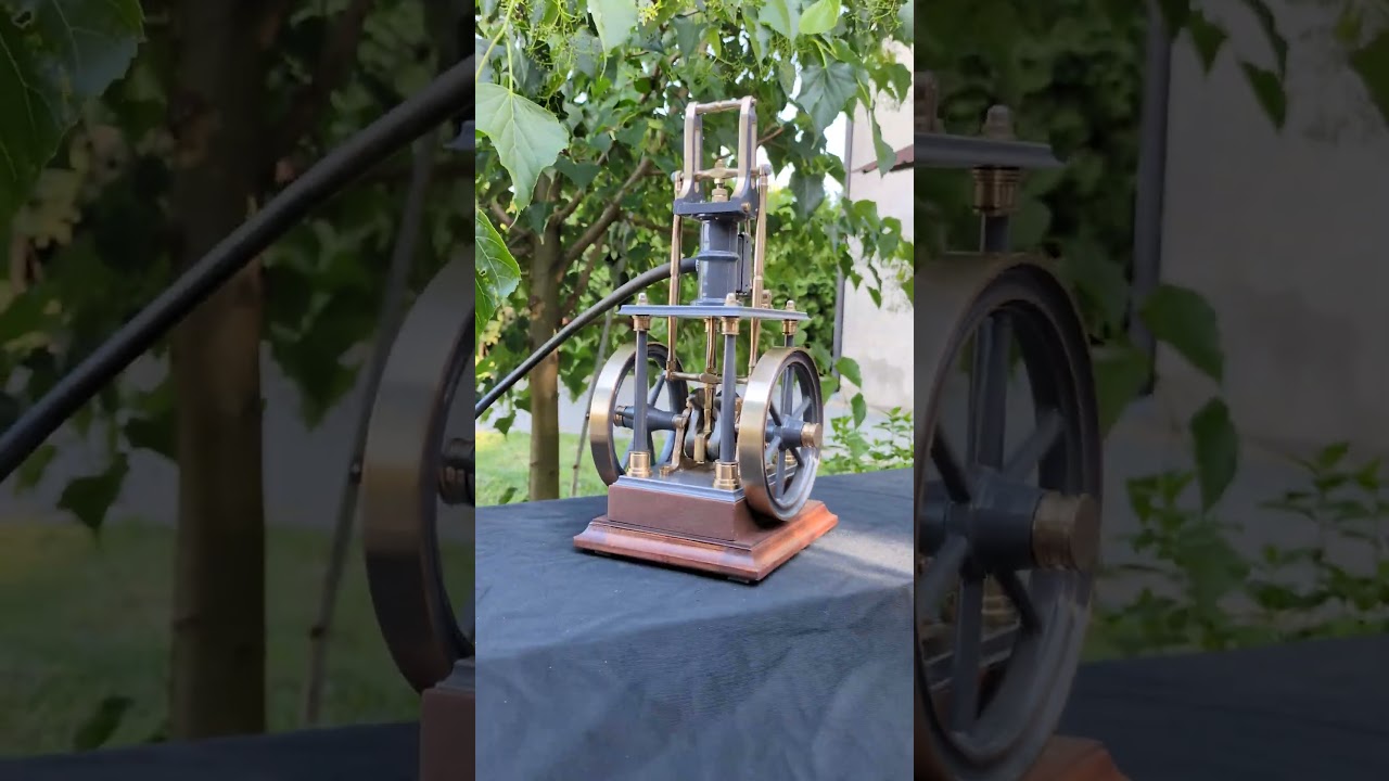 New graphite steam engine - garden test - PSE 2025 