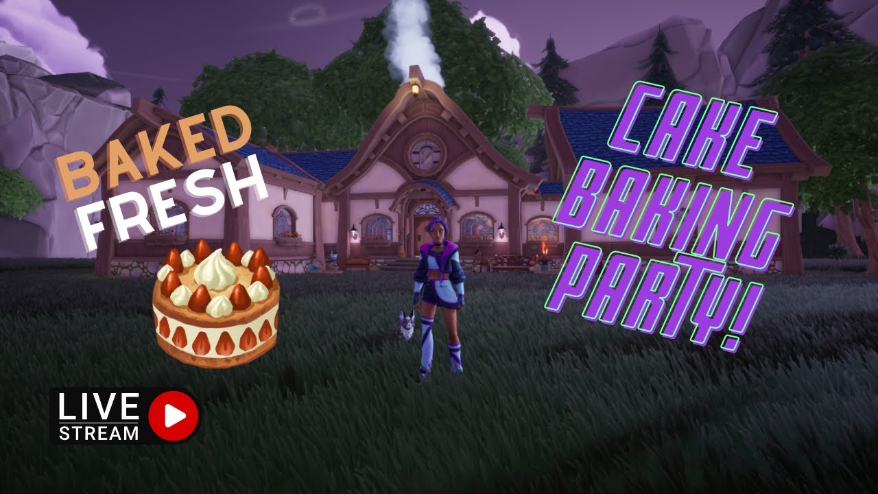 🔴 [LIVE] Cake Baking Party! | Making money for the Maji Market | Palia