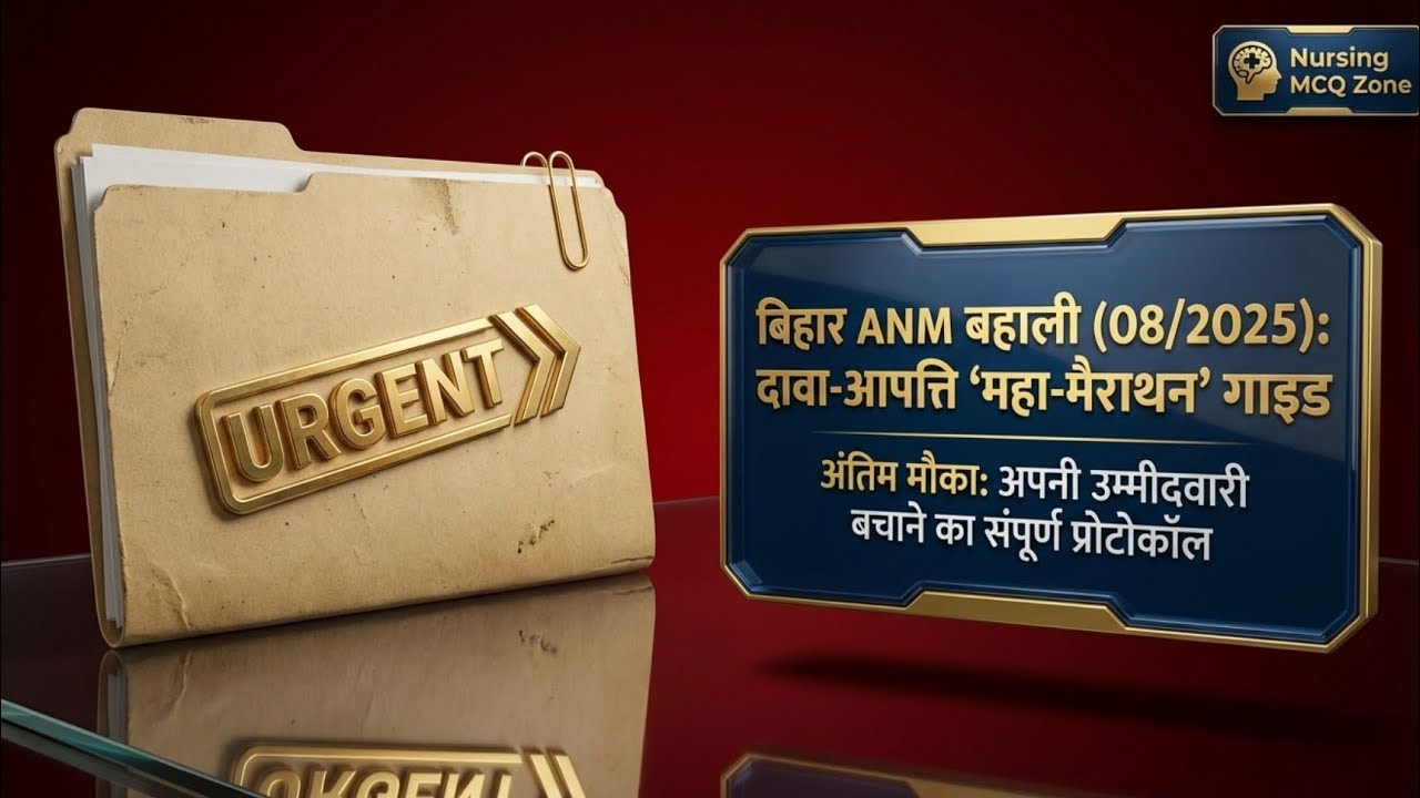 सावधान! बिहार ANM आपत्ति दर्ज करने में न करें ये गलती | Official प्रक्रिया समझें