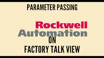 Parameter passing on Factory talk view studio |How to| Rockwell Automation | Ab Mechatronics video