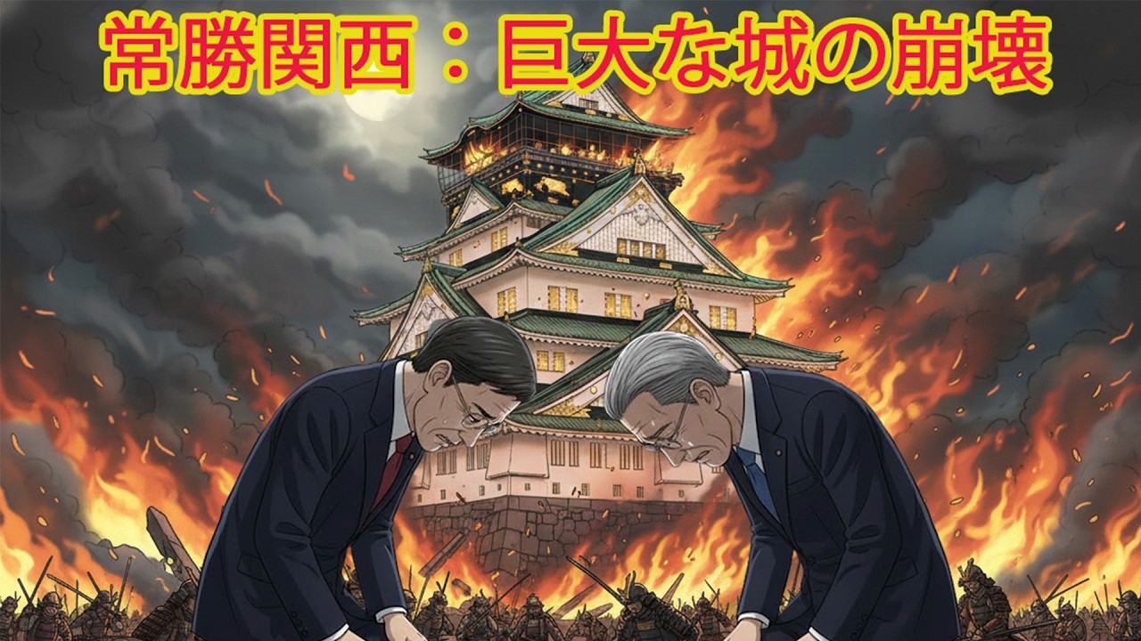 常勝関西：巨大な城の崩壊