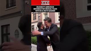 Zelenskyy Arrives In Brussels For Crucial Talks With EU & NATO Leaders Amid Ukraine War Push #shorts