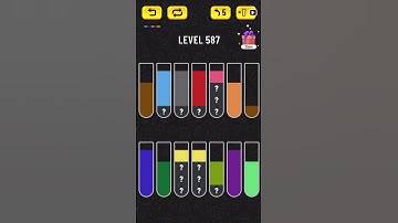 Water Sort Level 587 #watersort
