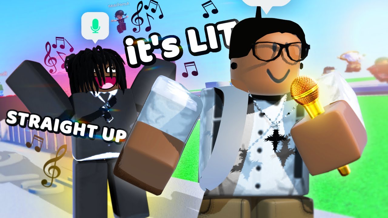 NERD FREESTYLES ON ROBLOX VOICE CHAT WITH ADLIBS...