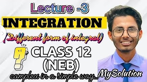 Integration || Lecture -3 || (Antiderivatives) Class 12 Mathematics #65