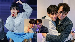 Lee Jung Jae and Taehyung's warm embrace! Strong signal that Taehyung will star in a movie? screenshot 3