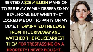 I Rented a $25M Mansion to See If My Family Deserved My Real $12M Home—They Locked Me Out