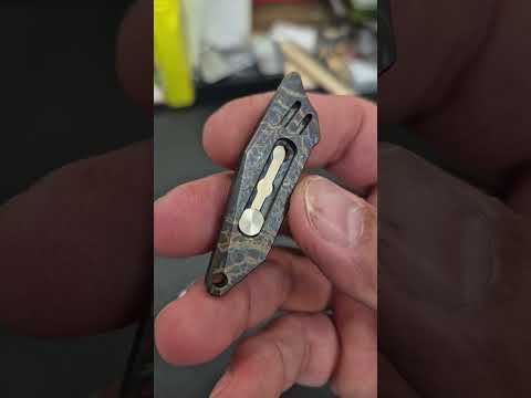 Pioneer EDC Micro Knife Utility Exacto Blade keyring knife titanium box cutter