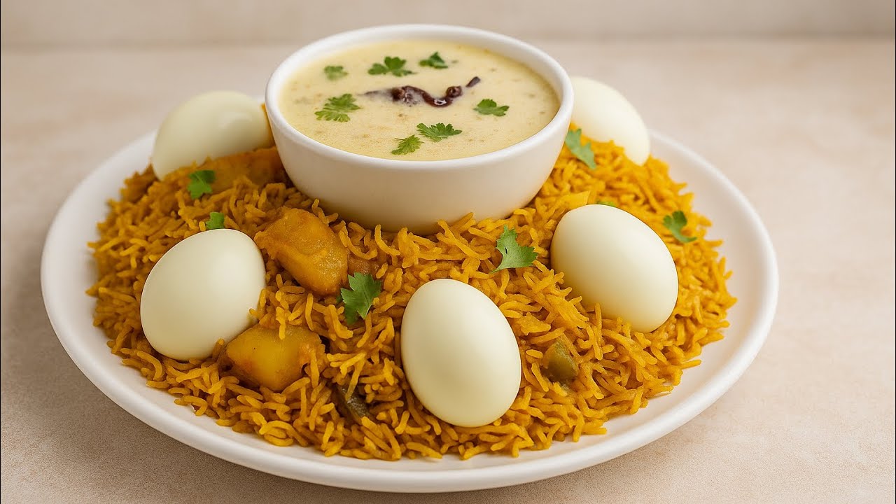 Yellow Rice with Dahi Curry | Comforting Indian Meal | Easy Homemade Recipe 💛🍛