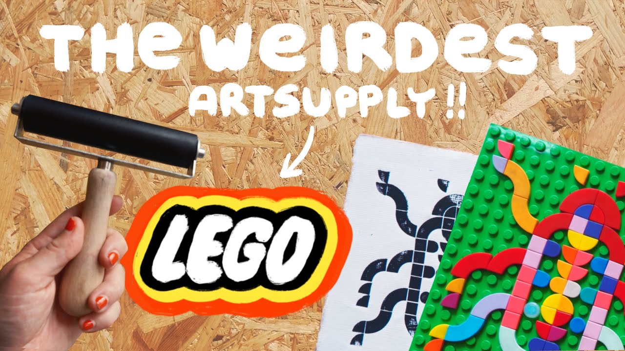 Trying LEGO printmaking ! Does it work ?! Feat. ugly sketches & artist thoughts :)