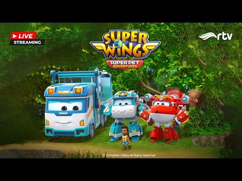 🔴LIVE | Super Wings RTV | Super Pet Adventure | Season 7 | Eps. 26-29