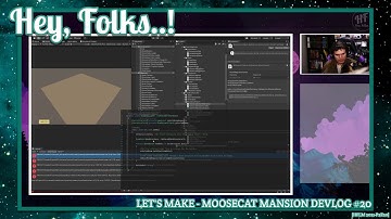 Moosecat Manor Unity Devlog #20! [HFLM 2021-P2E20]