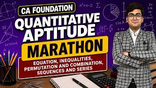 QA Marathon | Equations, Inequalities, P&C, Sequences & Series | Sep'26 | Kaushal Chaudhary