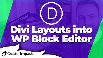 Divi Layout Block - Use Divi in the Block Editor for WordPress!