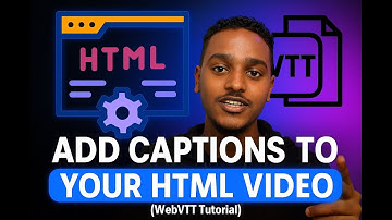 Add Captions to Your HTML5 Video in 3 Lines of Code (WebVTT Tutorial)