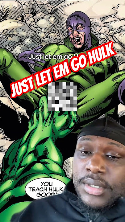 Just Let Em Go Hulk …….#marvel #hulk #shorts